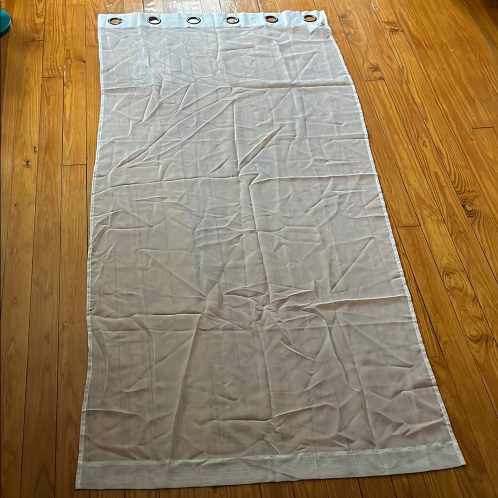 Mainstays Ivory Sheer Curtain Panel